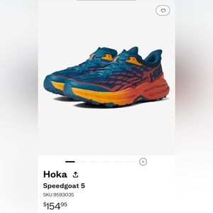 Gently worn Hoka Speedgoat 5’s